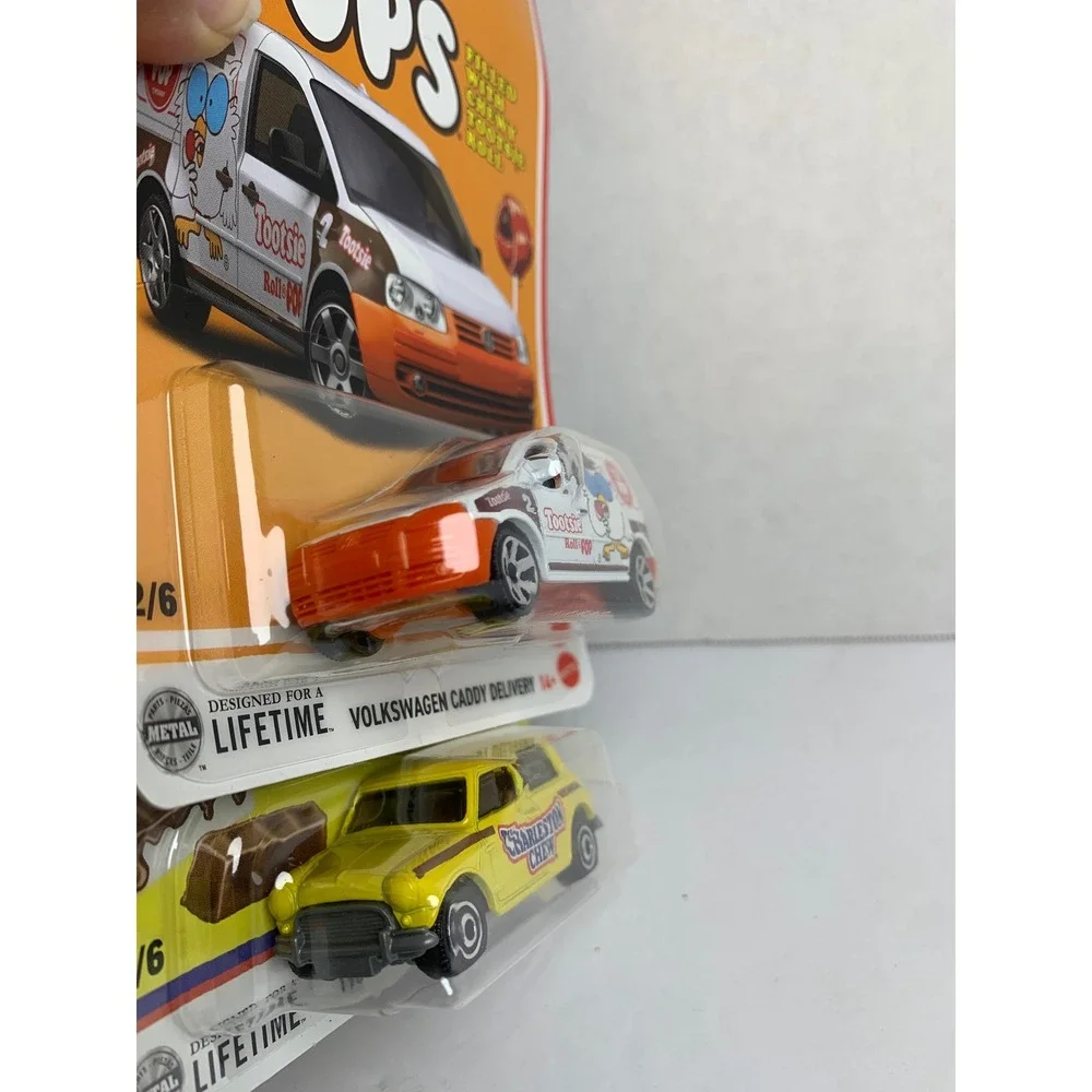 Matchbox Candy Series 1964 Austin Mini Cooper & VW Caddy Delivery Tootsie Roll